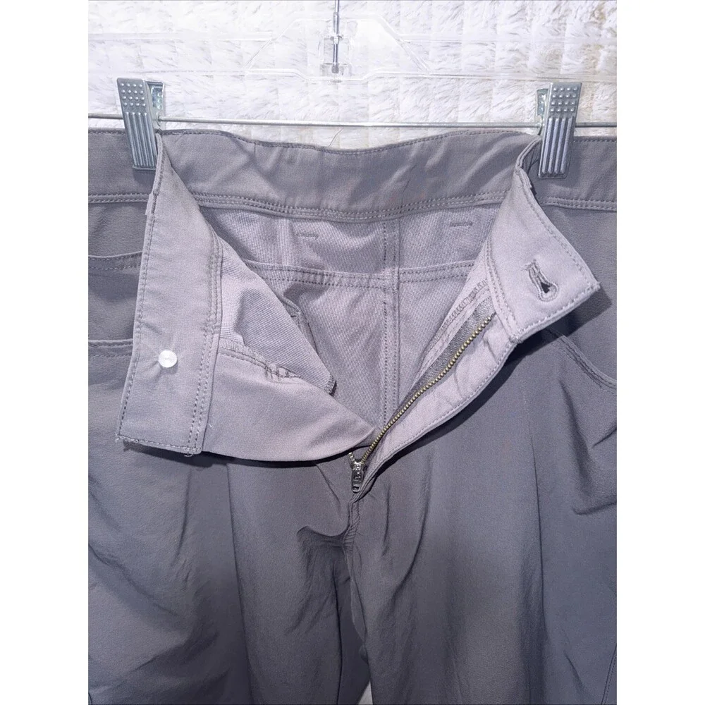 Mizzen + Main Pants Men's 36x30 Gray Helmsman Slim Performance Golf Stretch - Picture 6 of 12